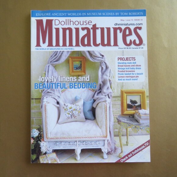 Dollhouse Miniatures Magazines Lot of 6 2012, 2013, 2014 - Picture 5 of 7